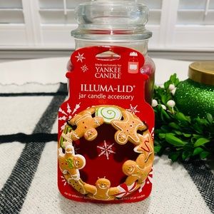 NWT Yankee Candle Topper Illuma Lid Christmas
